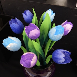 Wooden Tulips
