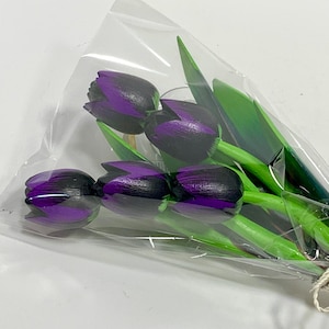 Dark Purple/Black Tulips