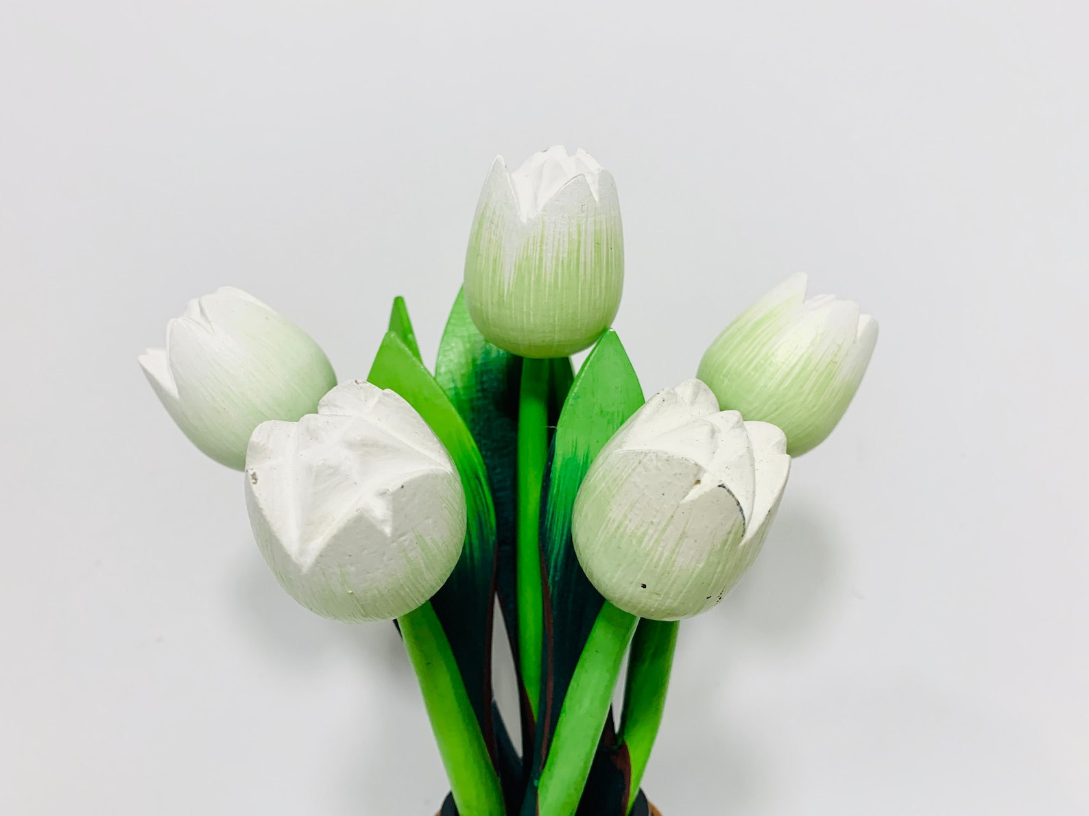 Wooden Tulips Bouquet Etsy