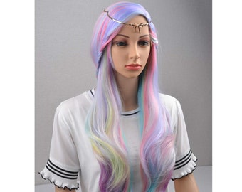 blonde unicorn wig