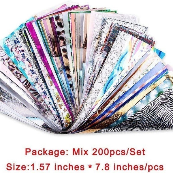 Foil Transfer Sheets - Etsy