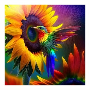 5D DIY Diamond painting Beautiful sunflower Diamond Art Kits for Adults  Beginners DIY Full drilling Diamond Dots Painting Arts Craft for Home Wall  Decoration Surprise Gift poster Wall Art 30*40cm rimless