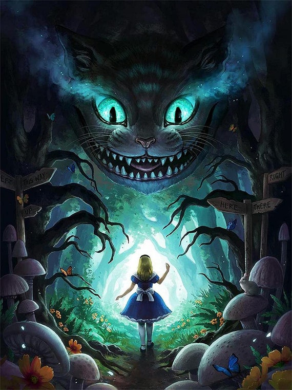 Cartoon Alice In Wonderland - 5D Diamond Painting