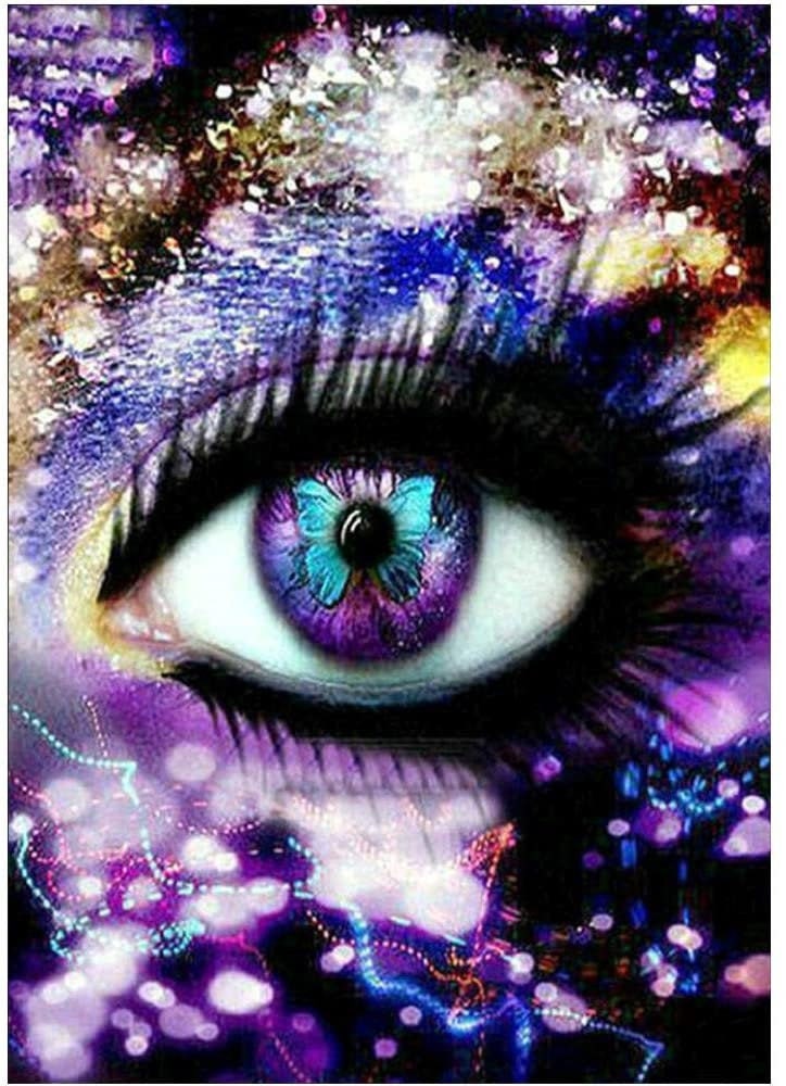 Abstract Eye - Paint with Diamonds – Diamond Painting Bliss