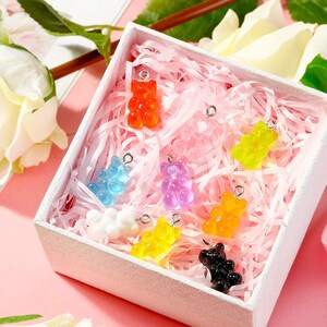 4 20 or 50 BULK Gummy Bear Resin Charms Multi-Color -  Portugal