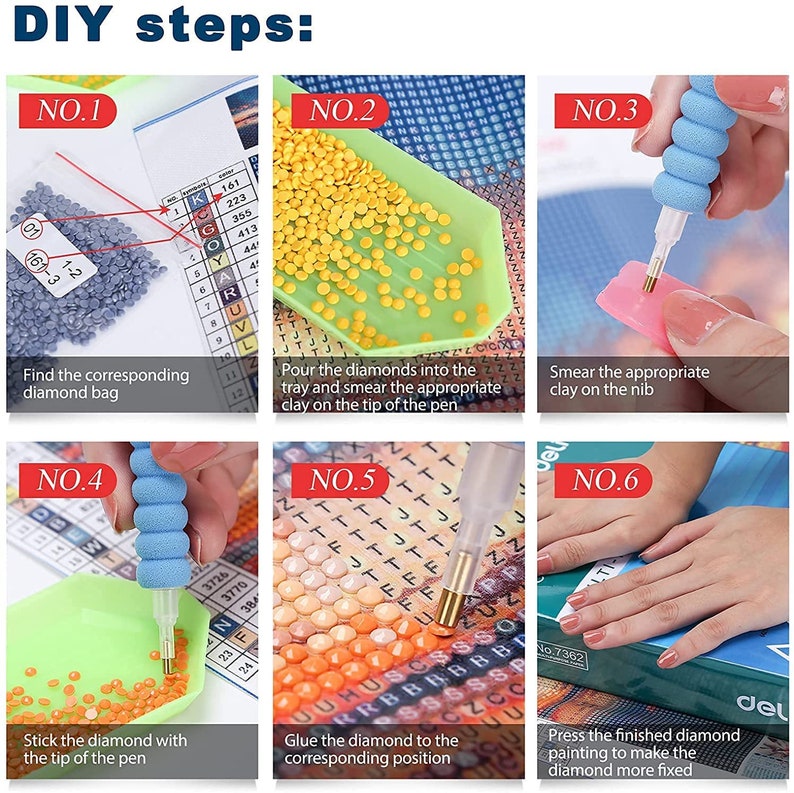 DIY 5D Diamond Painting Kit White Lion With Fairy Sprite Full - Etsy