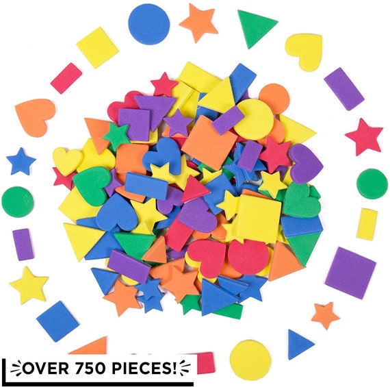 Self Adhesive Foam Shapes Stick-on Craft Supplies Over 750