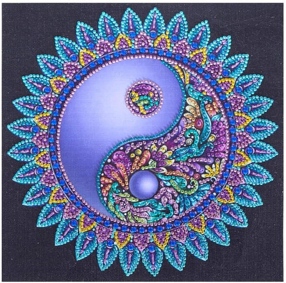Mandala Diamond Painting Kit - Vivid, Intricate and Relaxing