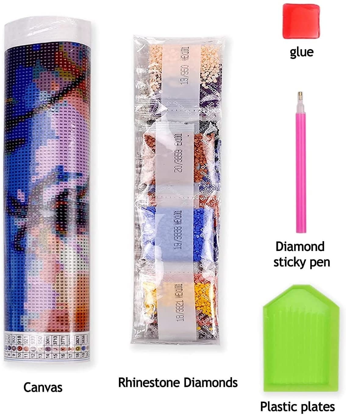 DIY 5D Diamond Painting Kit White Lion With Fairy Sprite Full - Etsy