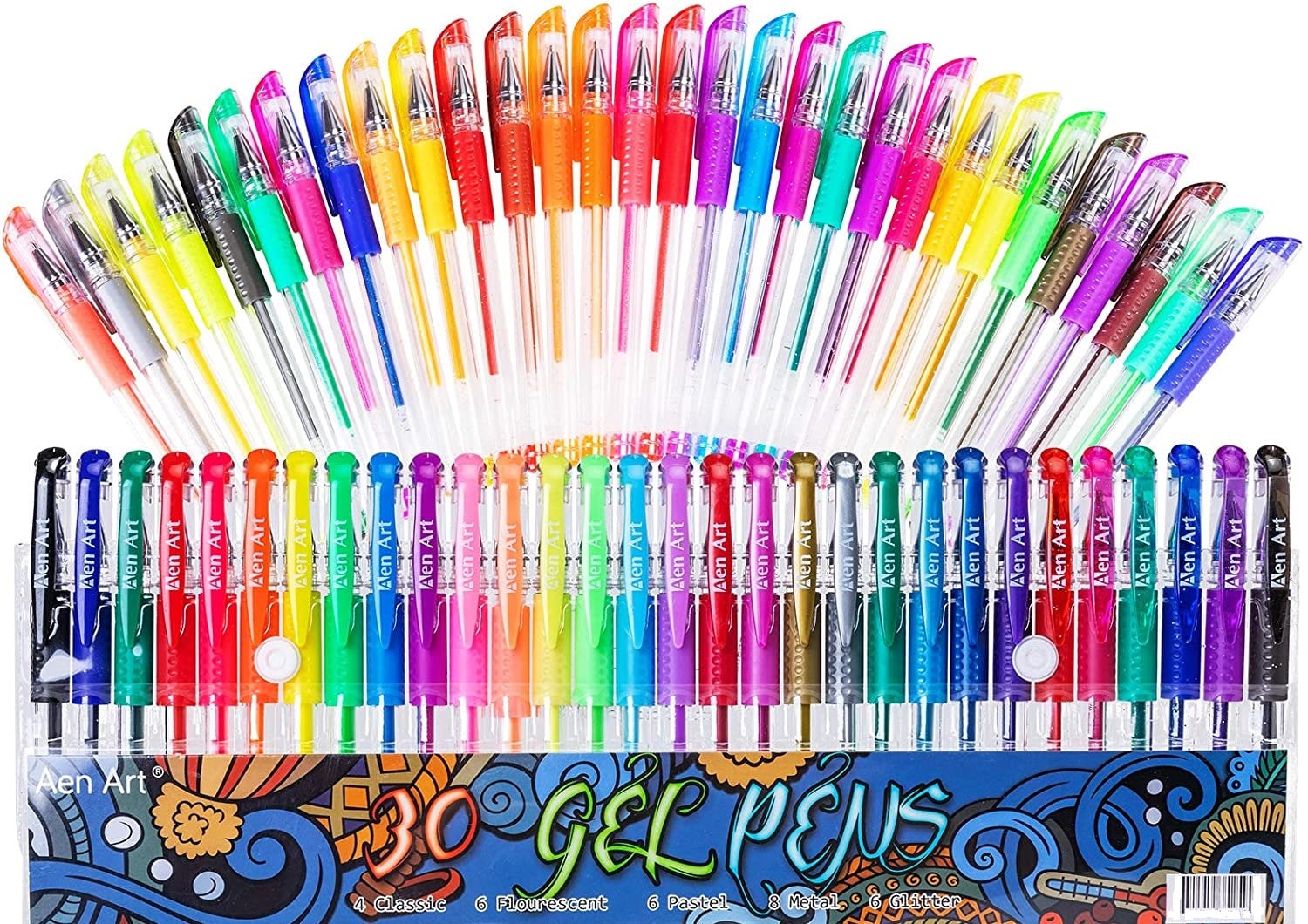 Coloring Pens - Gel Pens Set - Pen Sets for Girls - Spirograph Pens