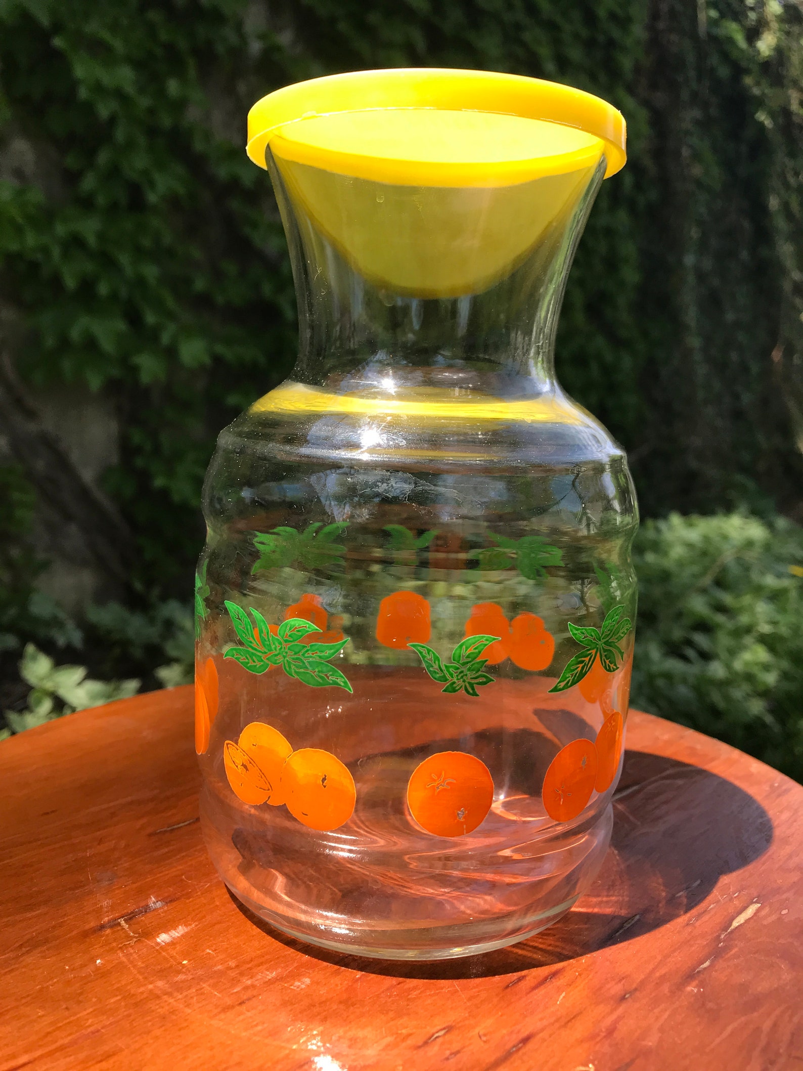 Juice Decanter w/ Oranges Etsy