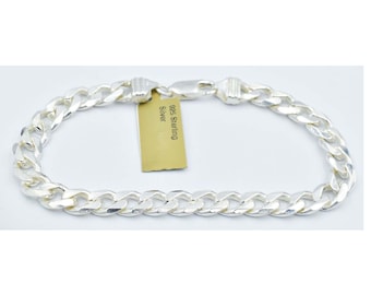 Cuban Link Bracelet .925 Sterling Silver