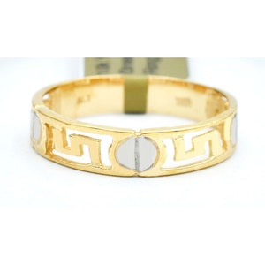 Greek Design Ring 10k Solid Yellow Gold
