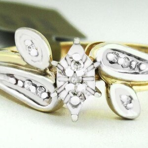Genuine Diamonds Solitaire Ring 10k Gold