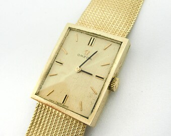 Omega 14k Watch - Etsy