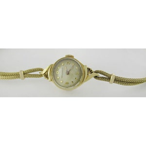 Longines Lady&#39;s Watch Solid 14k Yellow Gold - Kreister Usa - Antique