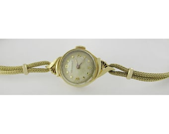 Longines Lady's Watch Solid 14k Yellow Gold - Kreister Usa - Antique