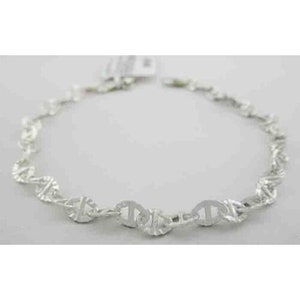 Diamond Cut Solid Bracelet .925 Sterling Silver