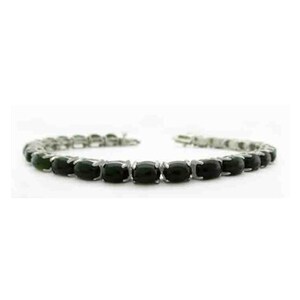 Genuine 5.40 Cts Opal Tennis Bracelet .925 Silver