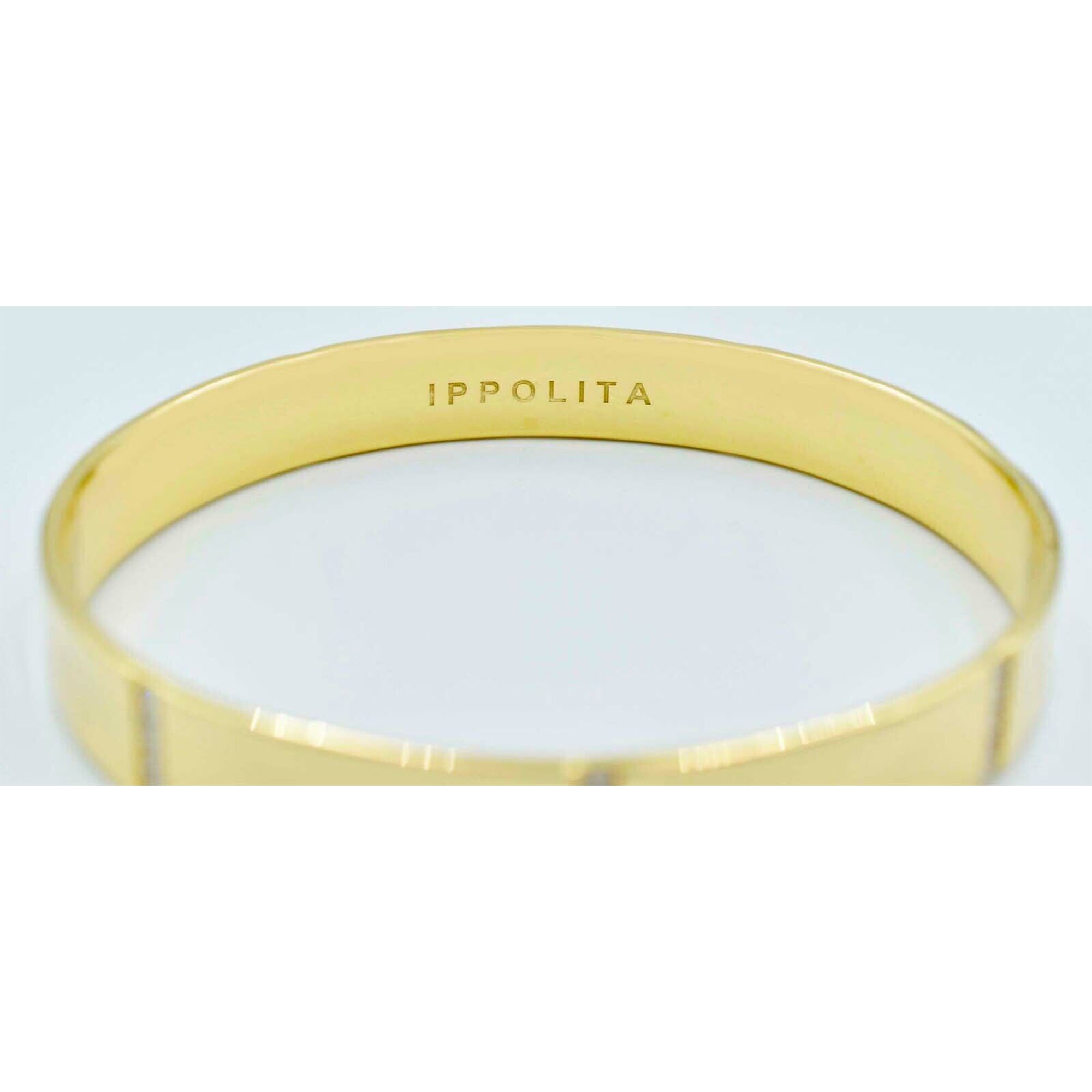 Ippolita 18K Yellow Gold Nova 5-Station Bangle in Riviera  Ippolita 5-Station 18K Gold & Diamond Bangle main image 1