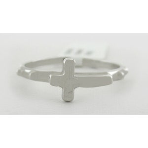 Rosary Ring 10k White Gold