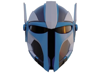 Anime Inspired Cosplay Helmet with Visor Template | Valkyrix Wearable Sci-Fi Armor | Easy Assembly Design