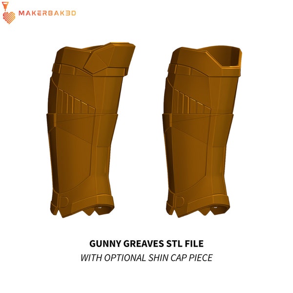 The Gunny Greaves: Heavy Bounty Hunter Leg Armor 3d printable