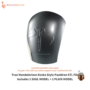 True Warriors Sidekick Shoulder Armor 3D printable