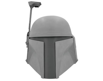 3D Printable Classic Bounty Hunter Helmet: Wearable Cosplay Prop