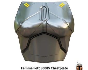 Femme Fett 80085: Sexy Huntress Chestplate 3D Printable