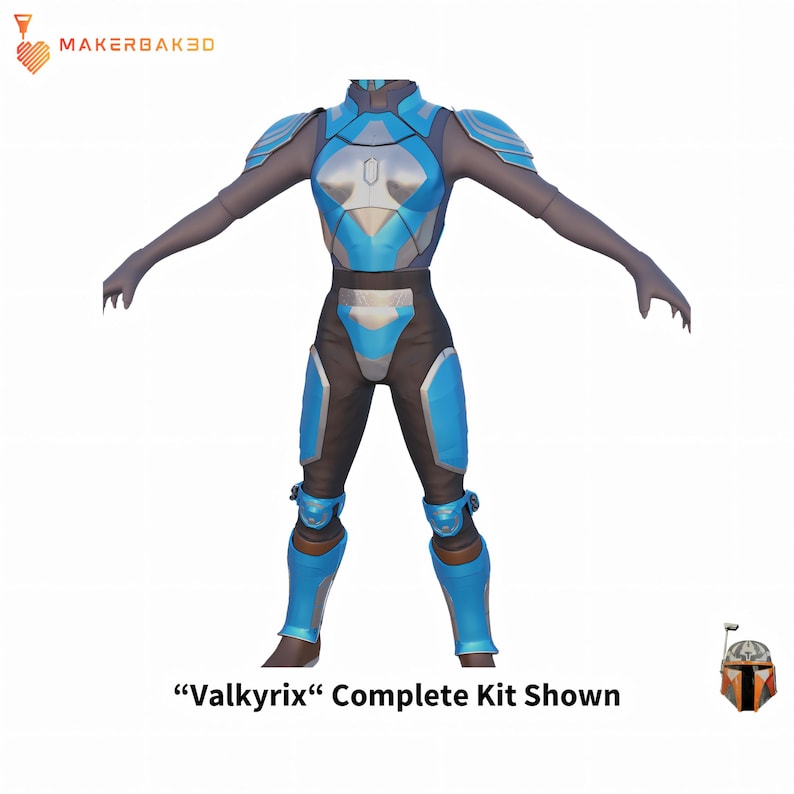 Valkyrix Female Armor Kit – Mandalorian Cosplay, LARP Roleplay zdjęcie 3