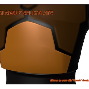 Classic Bounty Hunter Abdomen Armor 3D printable