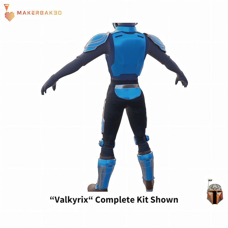 Valkyrix Female Armor Kit – Mandalorian Cosplay, LARP Roleplay zdjęcie 5