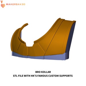 Bro Kollar: Neck Collar Armor 3D printable