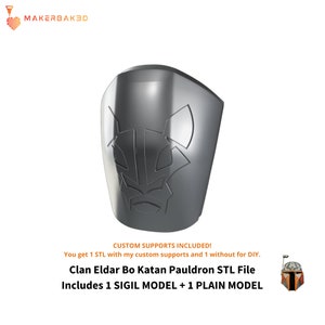 Clan Eldar Heiress Shoulder Armor 3D printable
