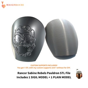 Rancor Rebel Shoulder Armor 3D printable