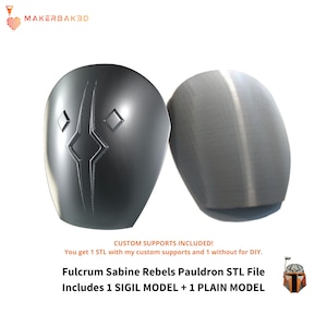 Fulcrum Rebel Shoulder Armor 3D Printable