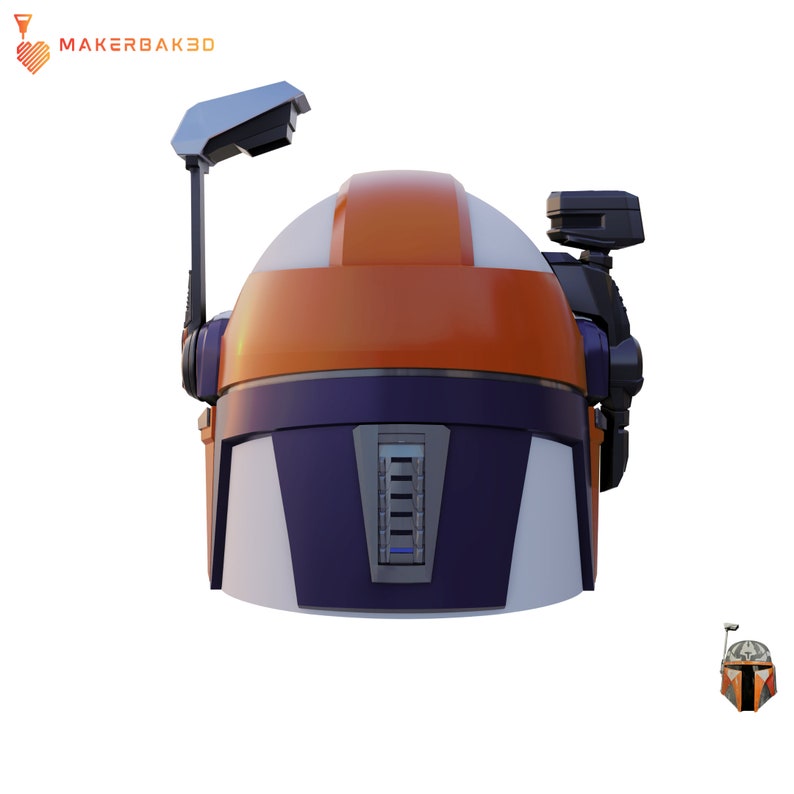 Heavy Cosplay Helmet KIT the Berserker Mandalorian 3D Print Etsy