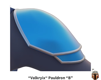 Valkryix Female Bounty Hunter Pauldron Type B