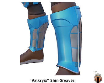 Valkyrix Female Bounty Hunter Shin Armor