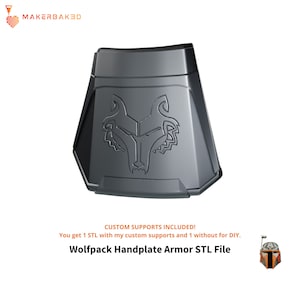 Wolfpack Hand Armor 3D Printable