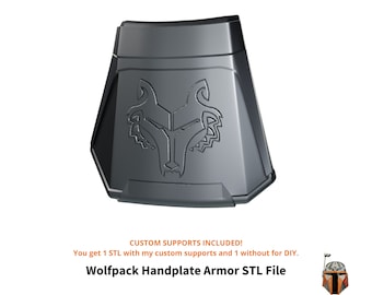 Wolfpack Hand Armor 3D Printable