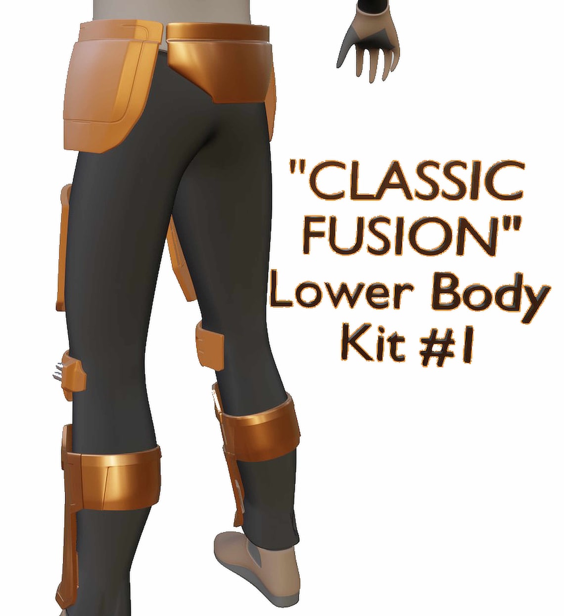 Mandalorian Leg Armor Complete Kit with Tailplate 3D Printed | Etsy