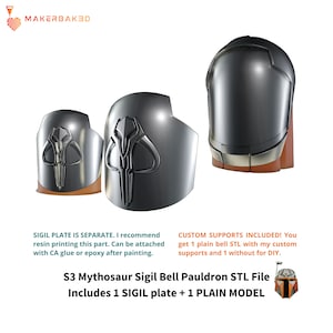 Heiress Sigil Bell Shoulder Armor 3D printable