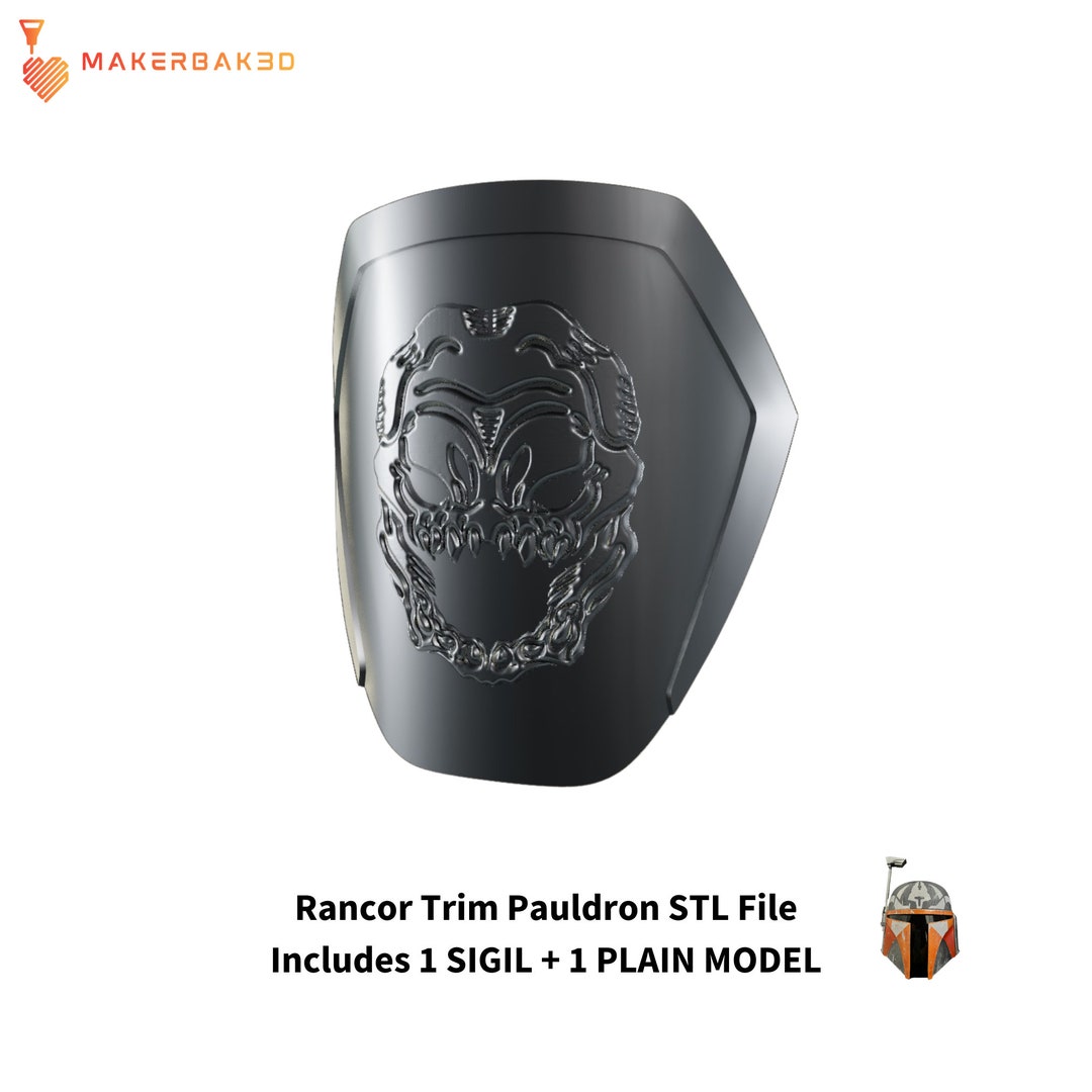Rancor Trim Shoulder Armor 3D Printable - Etsy