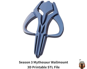 Mythosaur Wallmount – Mandalorian Inspired 3D Printable Decor