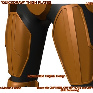 Kwikdraw Thigh Armor 3D Printable