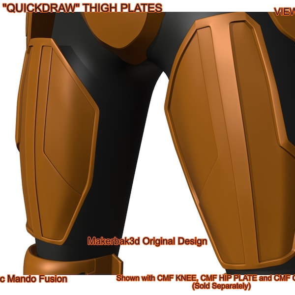 Kwikdraw Thigh Armor 3D Printable