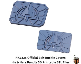 HK7335 Belt Buckle Cover Bundle 3D Printable