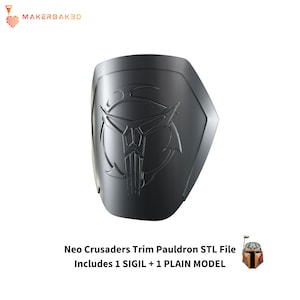 Neo Crusaders Trim Shoulder Armor 3D printable